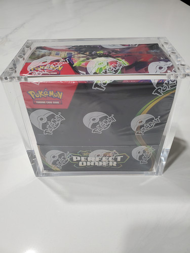 Pokemon Acrylic Booster Box case. 8mm+5mm. Ultra strong N52