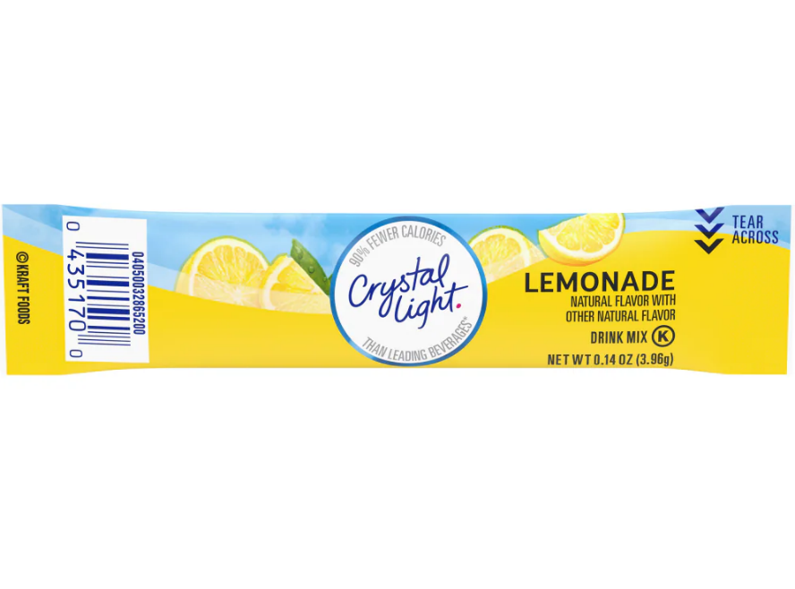 Crystal Light Lemonade Mix On The Go Packet