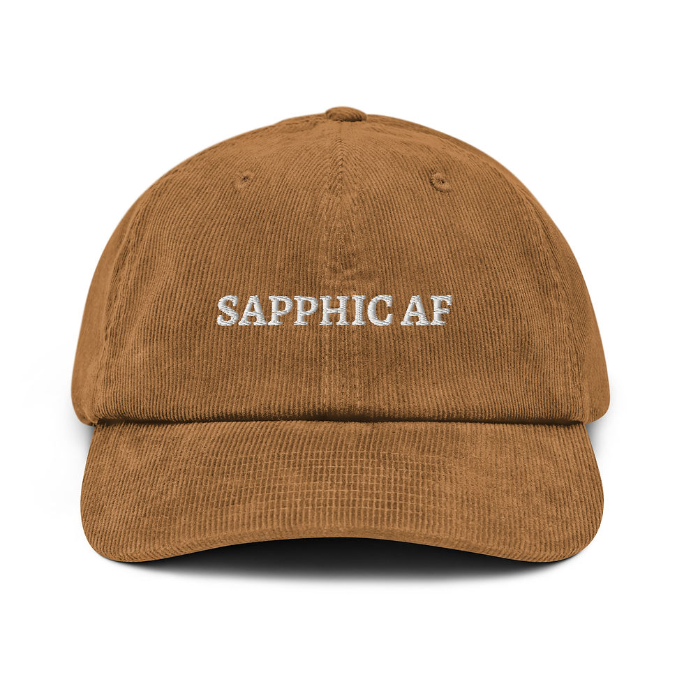 Thumbnail: SAPPHIC AF- Corduroy hat