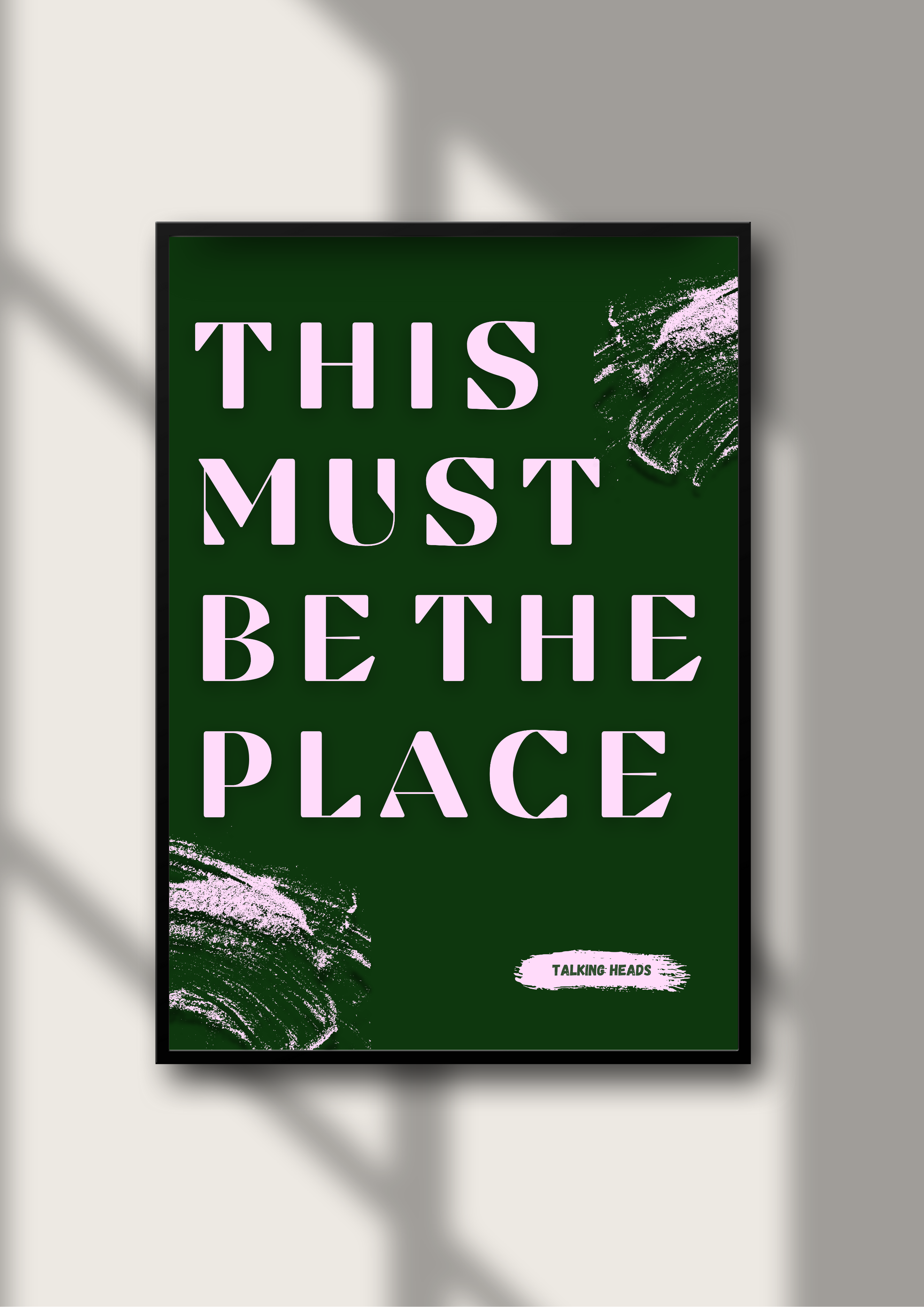 THIS MUST BE THE PLACE