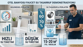 Tasarruflu Perlatör Nedir?
Neden Tasarruflu Perlatör Kullanılmalıdır.