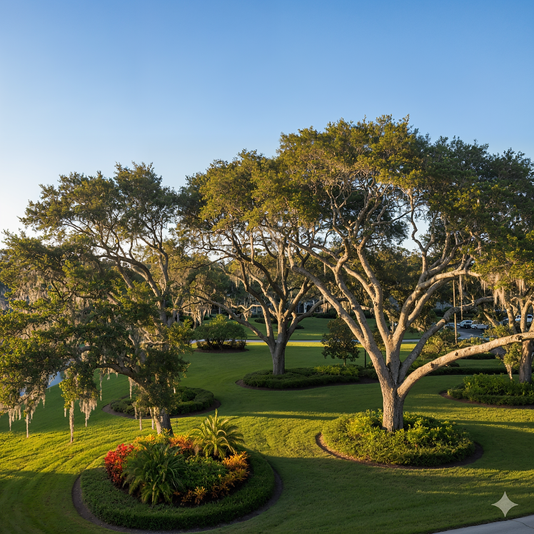 Mature Oak Trees