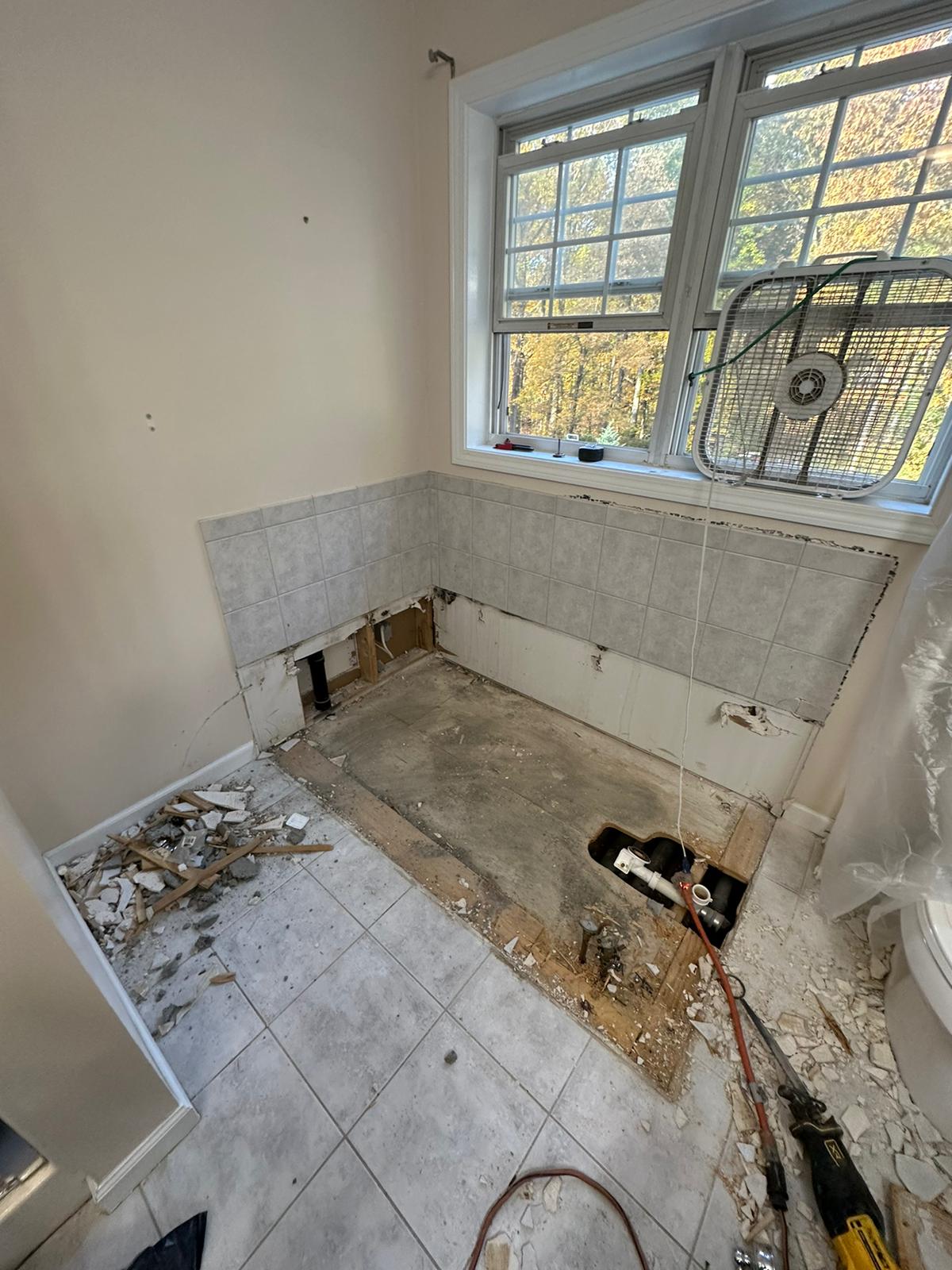 Bathroom before renovation