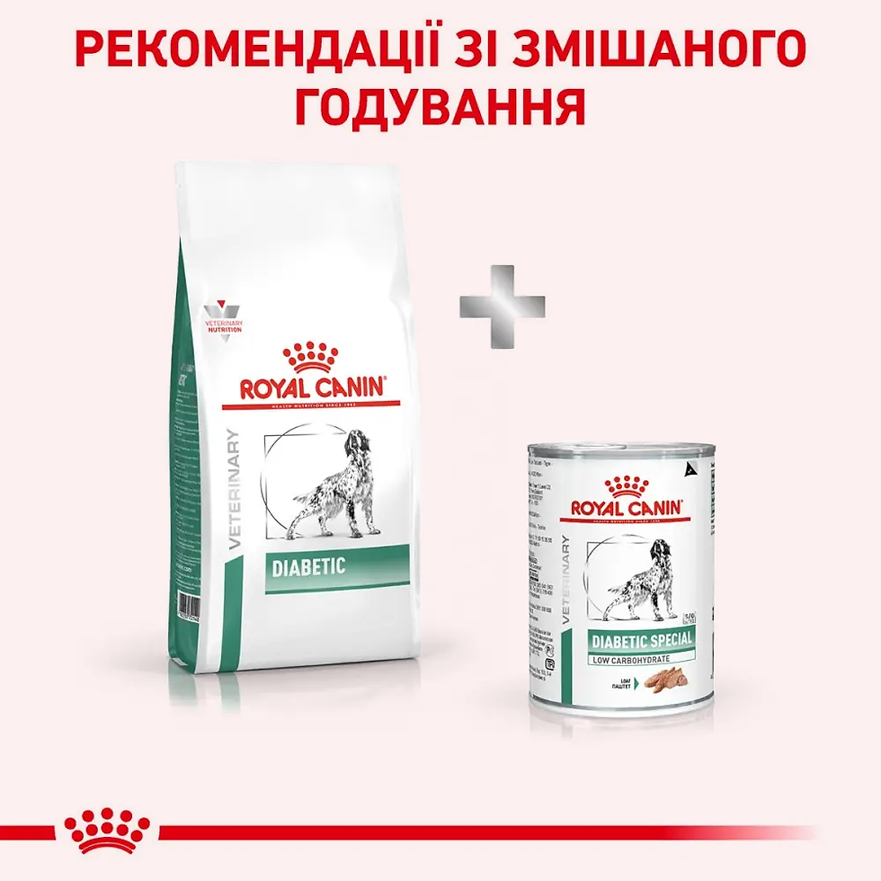 Прев'ю: Сухий корм для дорослих собак Royal Canin Diabetic Dog 1,5 кг домашня птиця