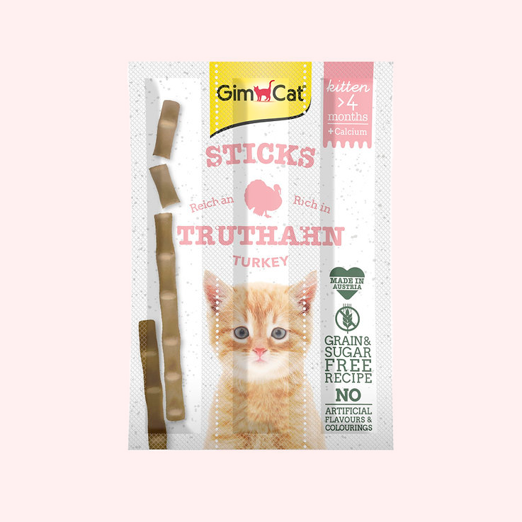 Ласощі GimCat Gimpet Kitten М'ясні палочки для кошенят, 3 шт