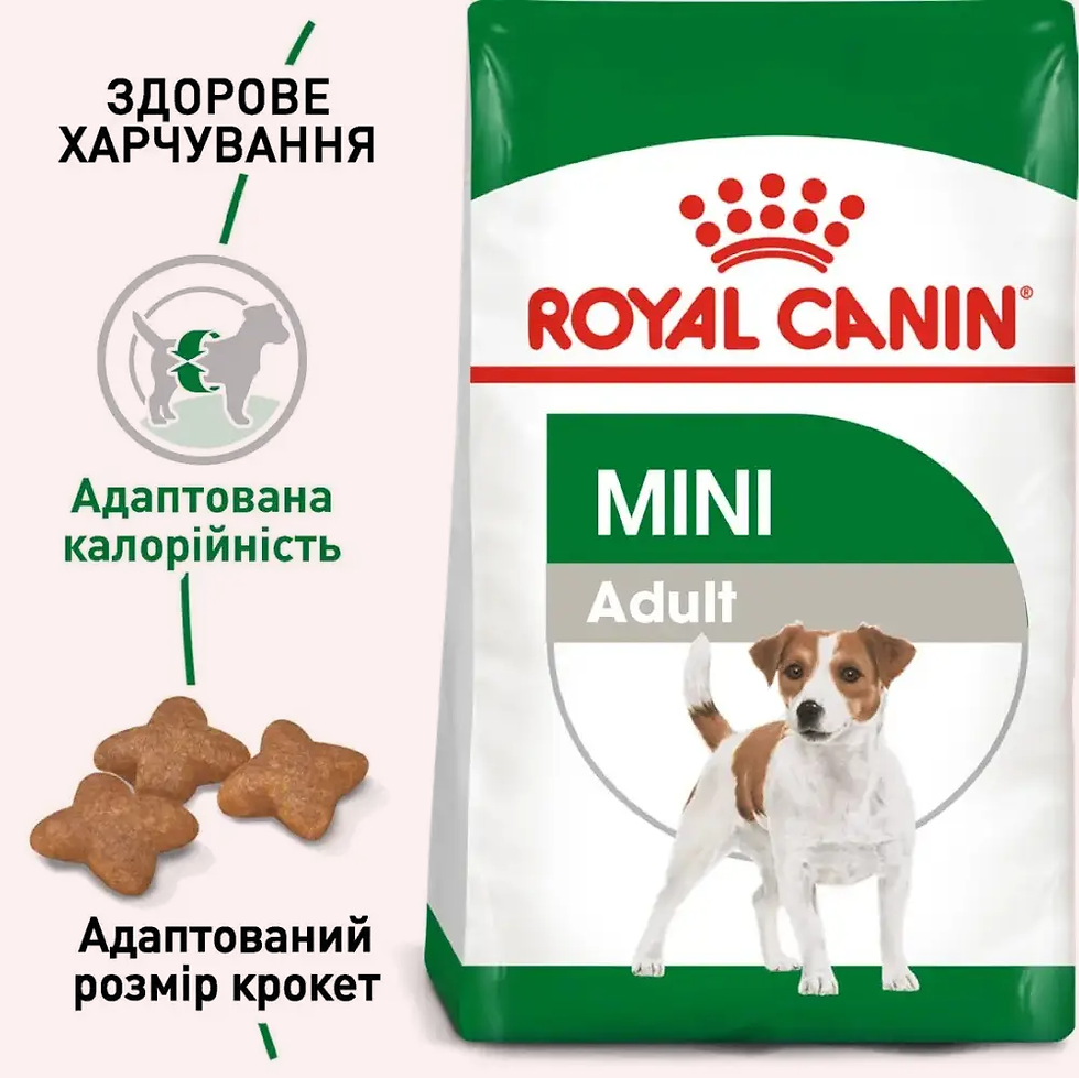 Прев'ю: Сухий корм для собак дрібних порід Royal Canin Mini Adult 4 кг домашня птиця