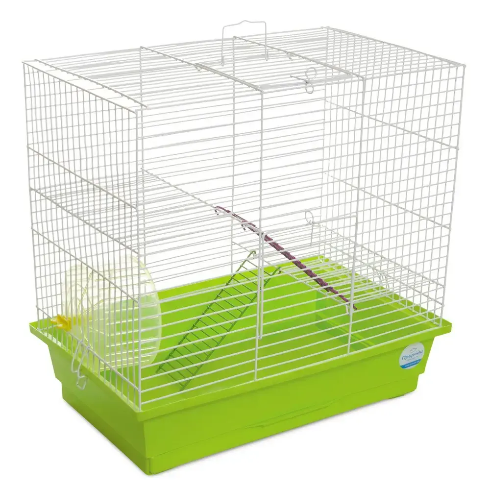 Клітка для гризунів Природа «Гоша» з колесом 44 x 27 x 50 см