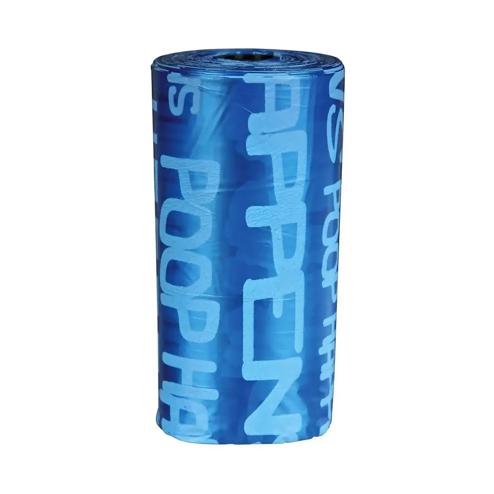 Пакети Trixie для прибирання за собаками, 1 рулон / 20 пакетів, розмір M (поліетилен)