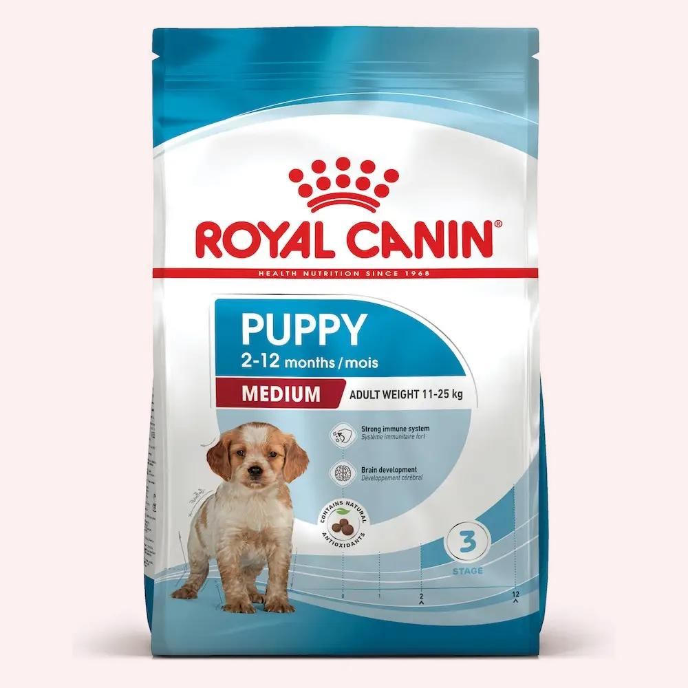 Сухий корм для цуценят середніх порід Royal Canin Medium Pupy 15кг домашня птиця