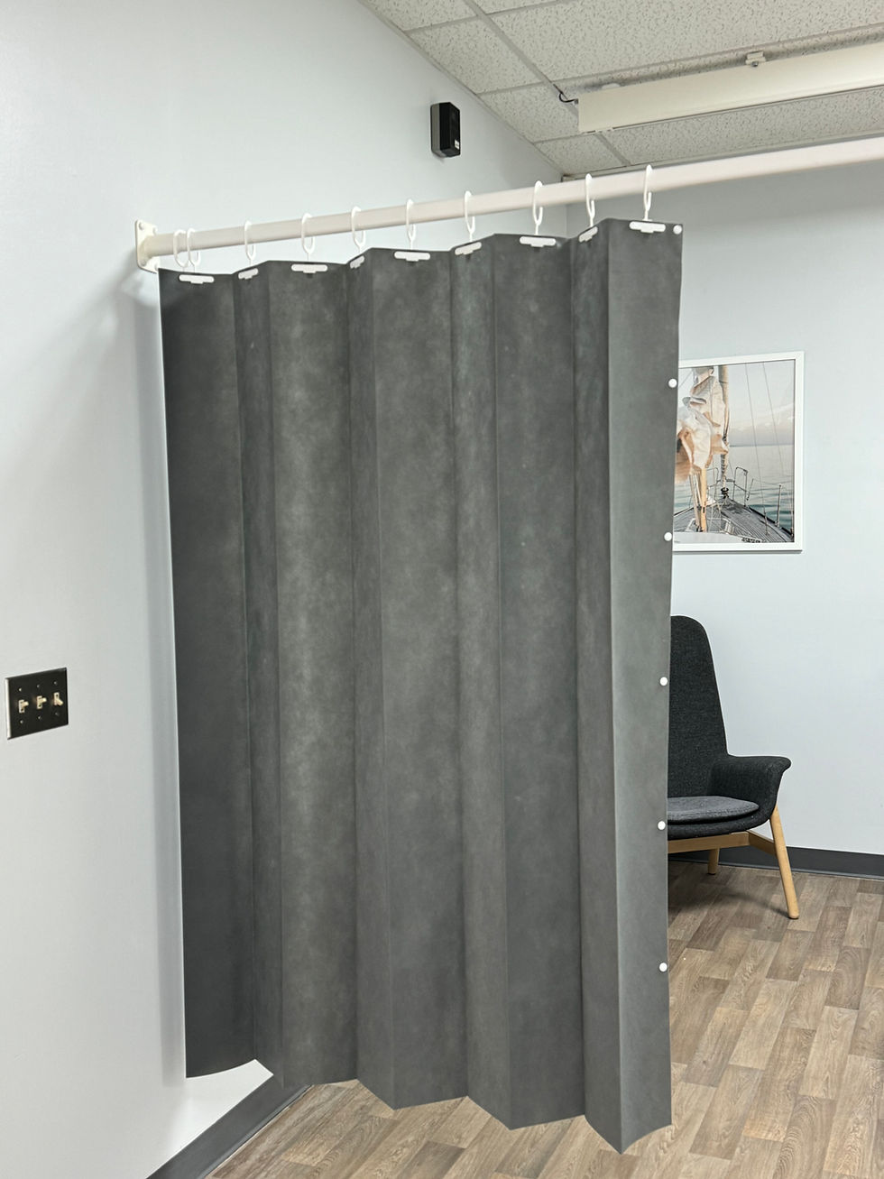 Thumbnail: Disposable Curtain Fabric (Grey)