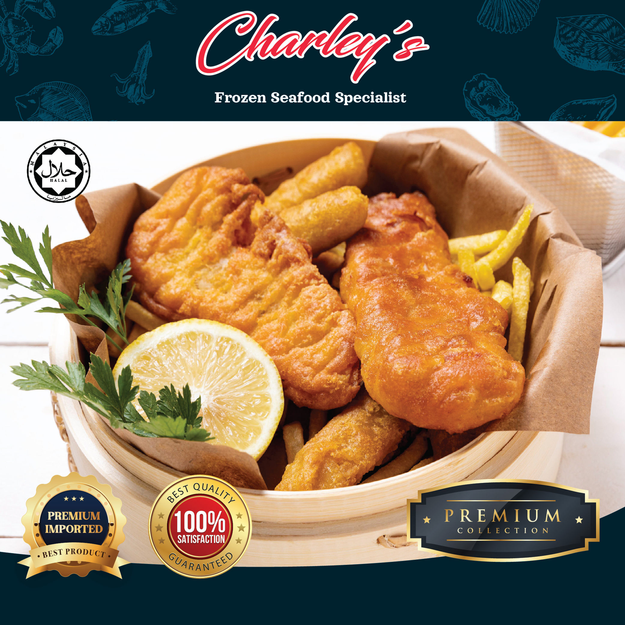 Breaded Alaska Pollock Fish Fillet