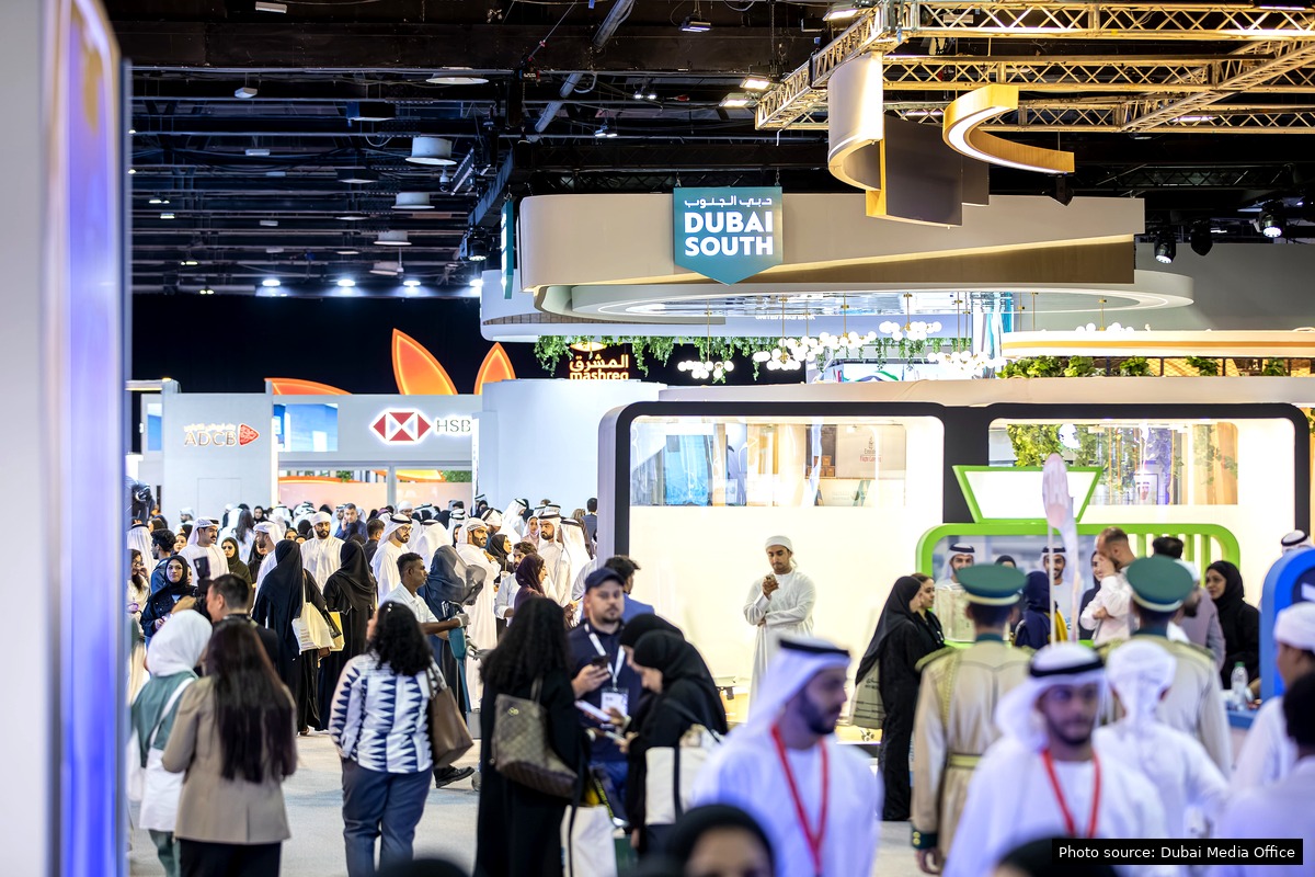 Dubai South branded exhibition stand at Ru’ya Careers UAE 2026 in Dubai