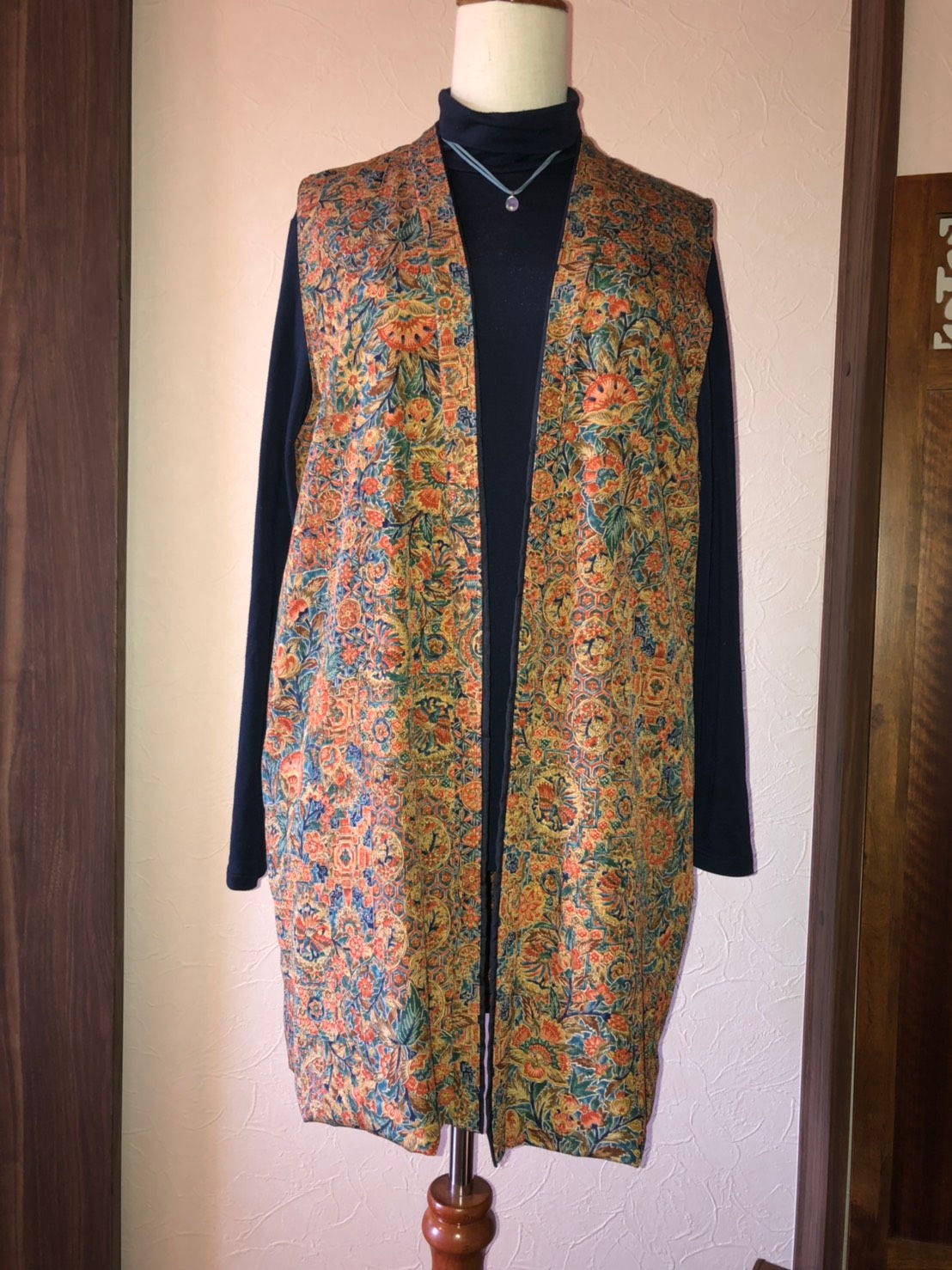 HR-11   ベスト（着物リメイク）