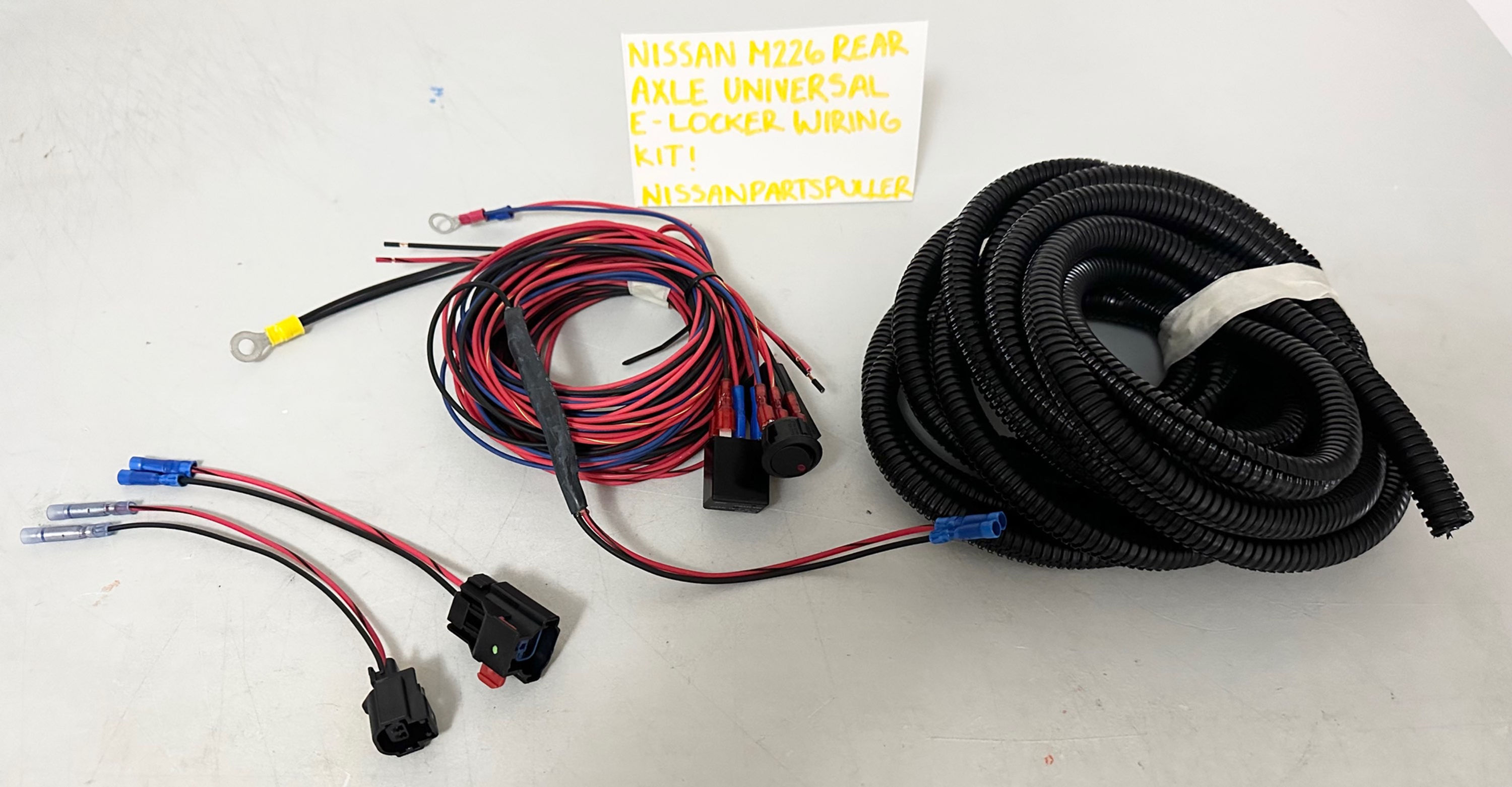 NissanPartsPuller M226 Rear Axle Universal E-Locker Wiring Harness Kit