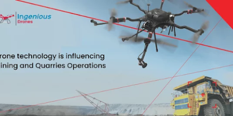 Drone technology is influencing Mining and Quarries Operations | Aerial drone photography