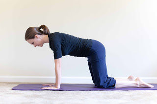pelvic tilt - abdominals relaxed
