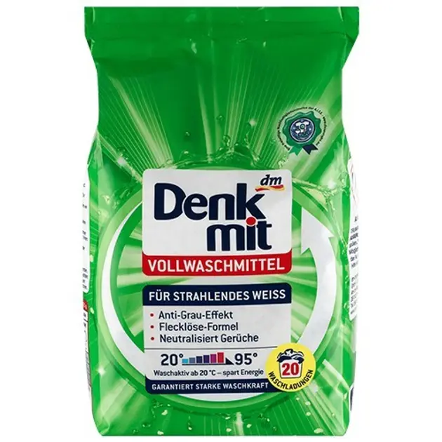 Denkmit порошок для прання білих речей 1.35 кг (20 прань)