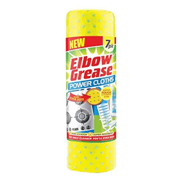 Elbow Grease Універсальні скраб-серветки для прибирання в рулоні 7 шт.