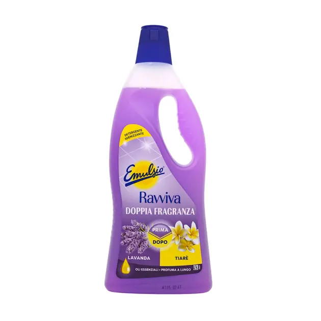 Emulsio Засіб для миття підлоги Подвійний аромат 24 години Lavanda.Tiare Flow