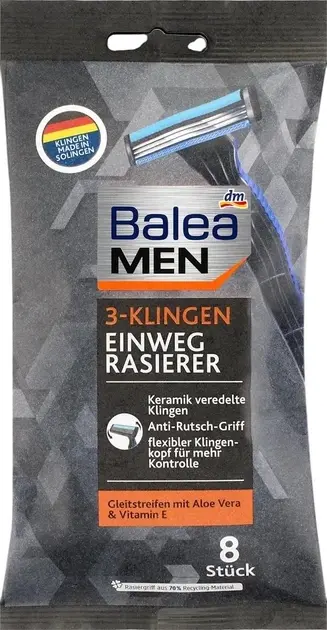Balea Men бритви для гоління 3 леза (8 шт.)