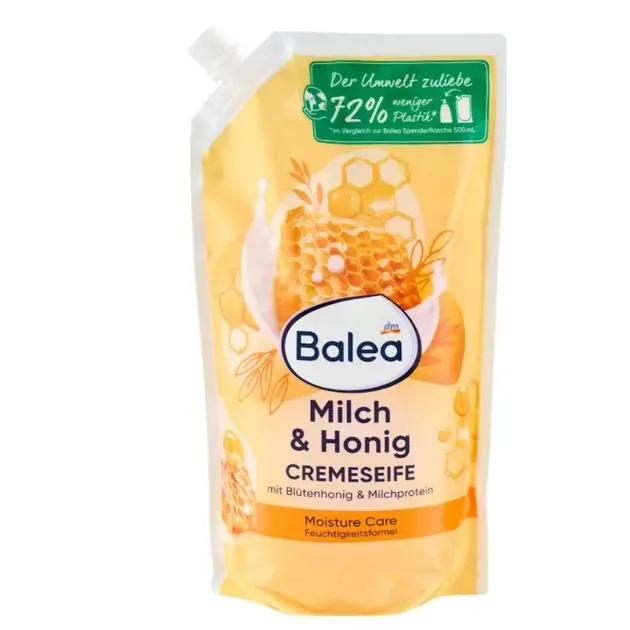 Balea Крем-мило Молоко та Мед 850 мл (запаска)