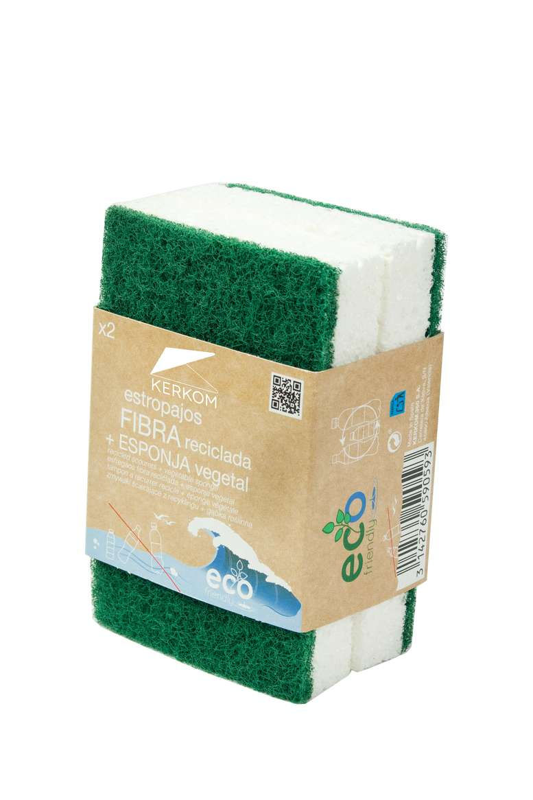 Rozenbal Ergo Eco Friendly Губки кухонні абразивні ергономічні 2 шт