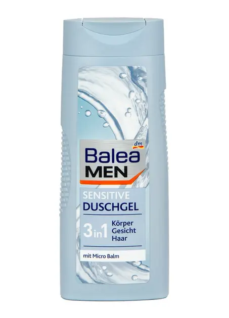 Balea MEN 3в1 Sensitive гель для душу+шампунь 300 мл