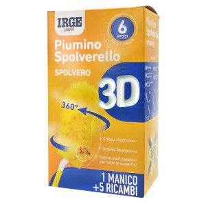 IRGE змінна насадка для швабри SPOLVERELLO 3D + манжет 5 шт.