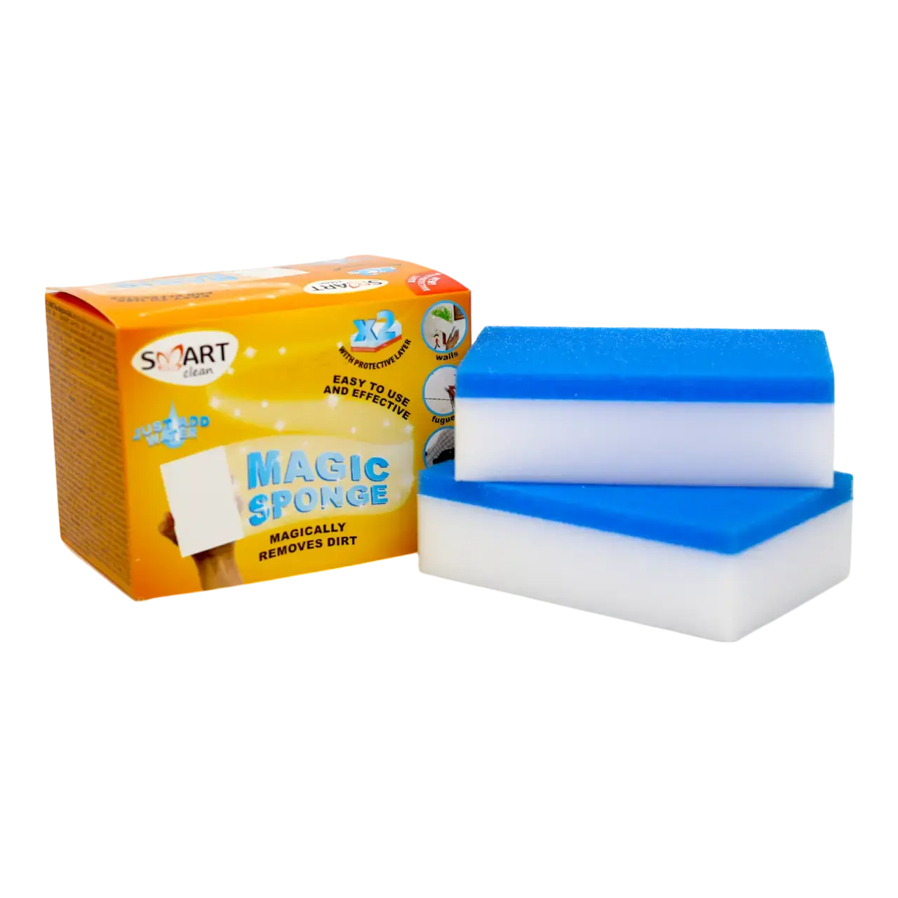 Smart Clean Magic Sponge Губки для прибирання універсальні 2 шт