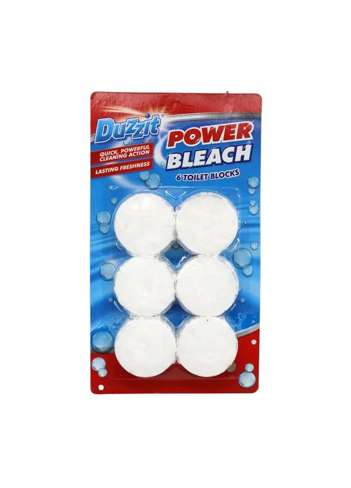 Duzzit Таблетки для зливного бачка Power Bleach 6 шт.