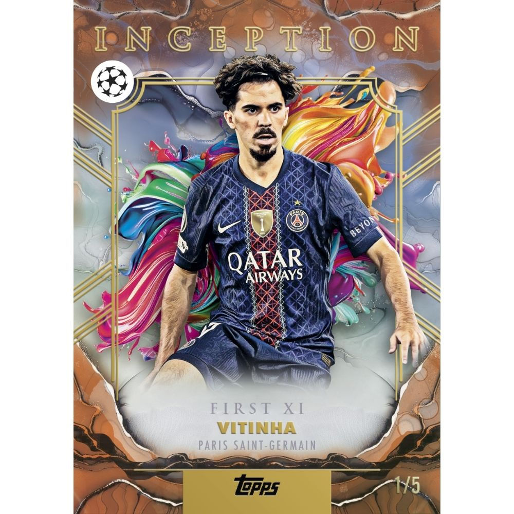 2025/26 Topps Inception UEFA Club Competitions Soccer Hobby Box