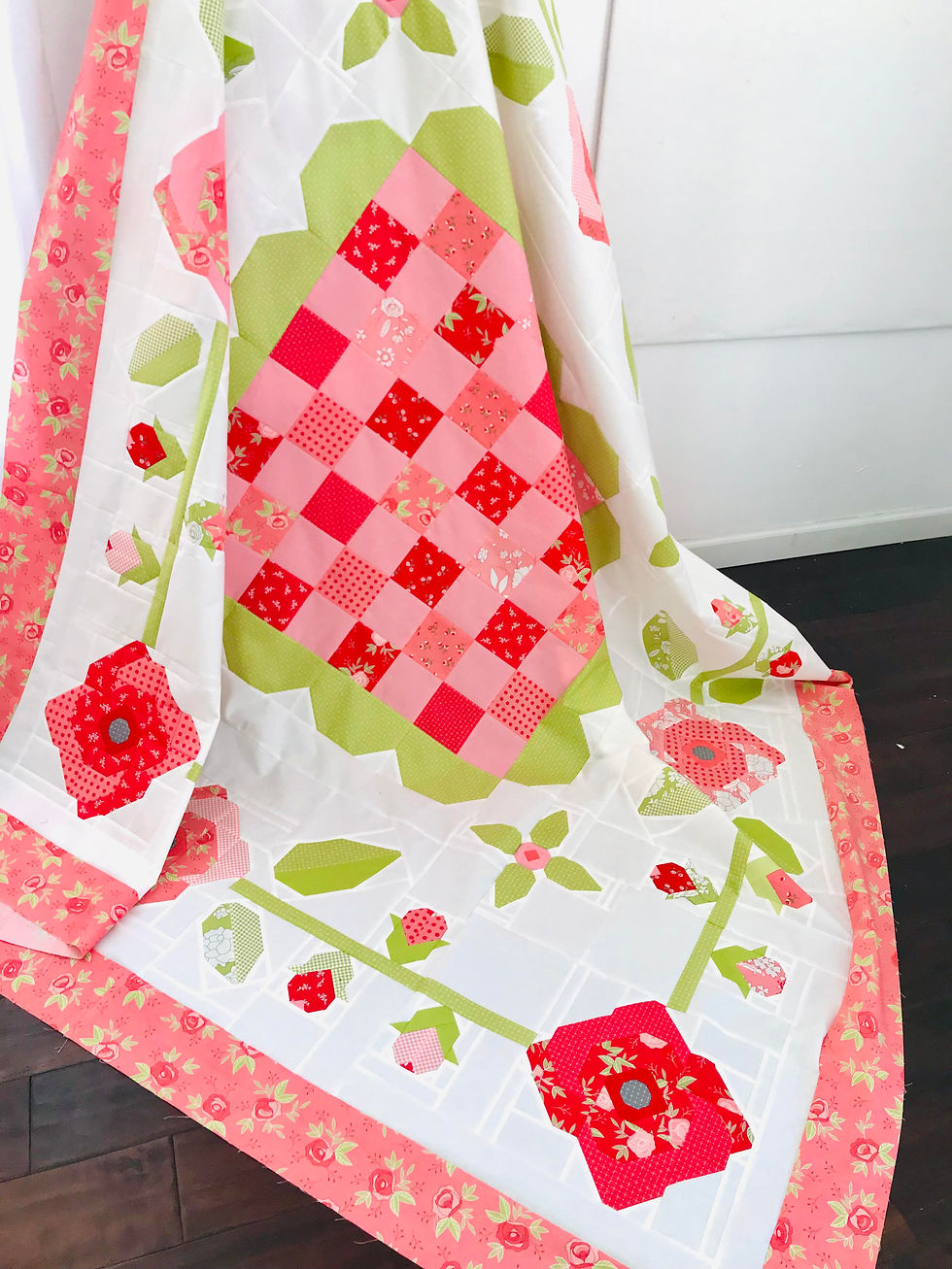 Thumbnail: Rosewood Quilt PDF Pattern