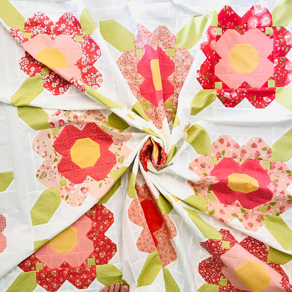 Thumbnail: Garden Side Quilt PDF Pattern