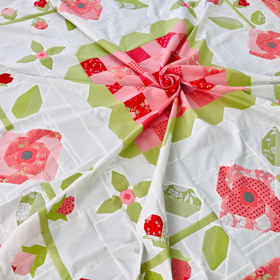 Thumbnail: Rosewood Quilt PDF Pattern