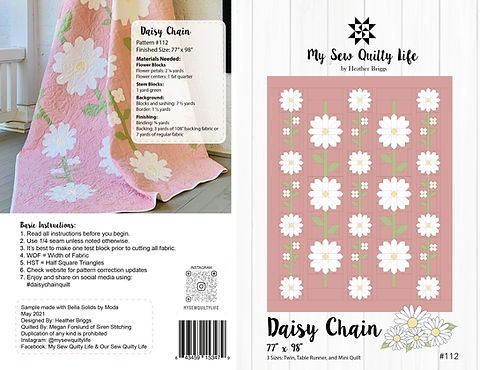 Daisy Chain Quilt PDF Pattern | Mysite