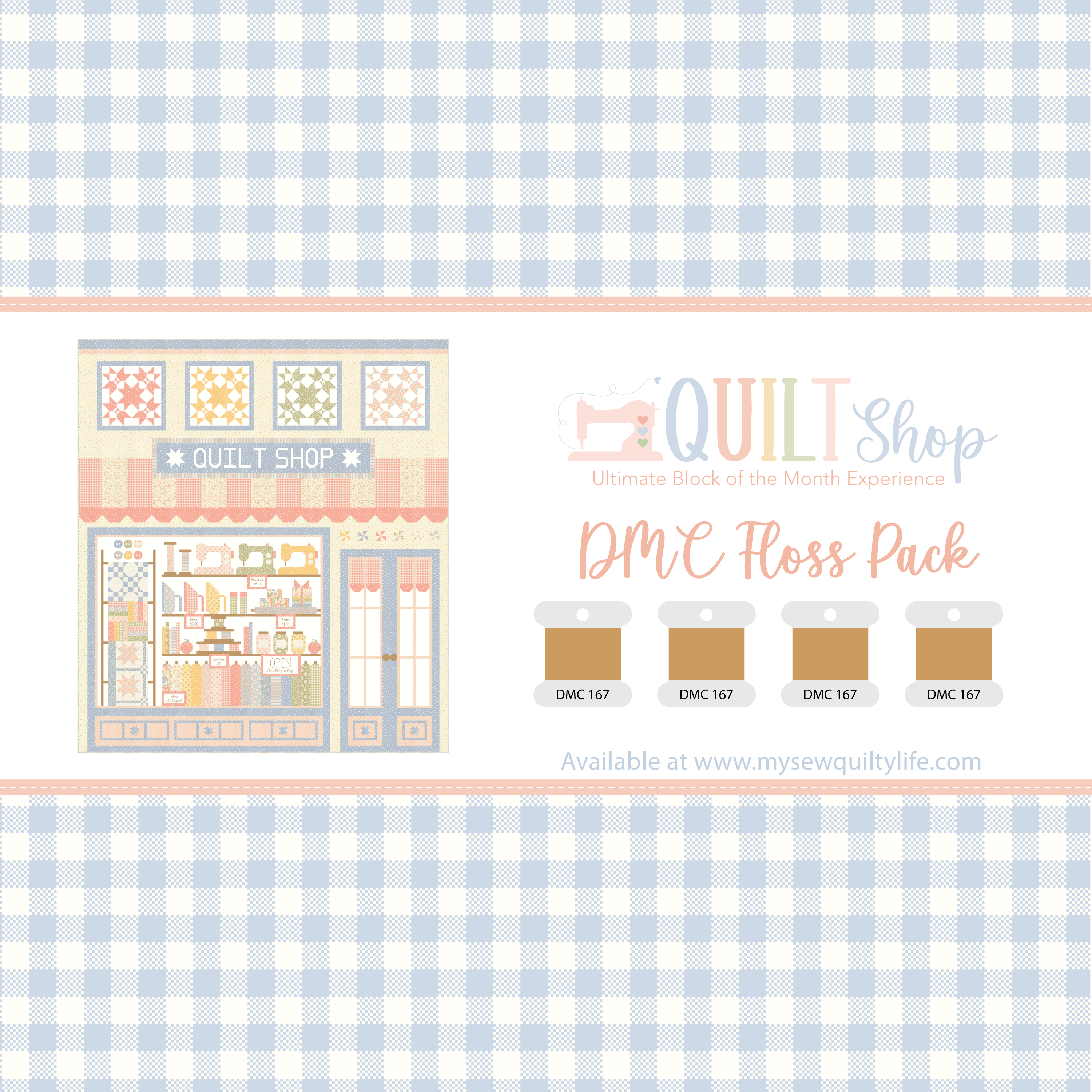 Preorder - Quilt Shop BOM DMC Floss Pack