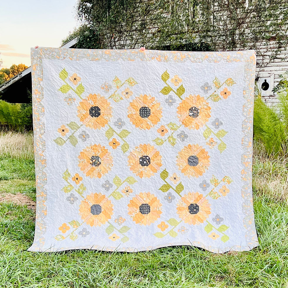 Thumbnail: Sunflower Stand Quilt PDF Pattern