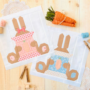 Year of Spools 2023 BOM - April Sew Hoppy Block