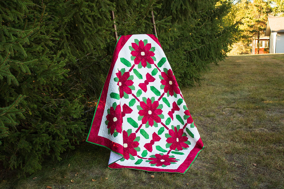 Thumbnail: Pretty Poinsettia Paper Pattern