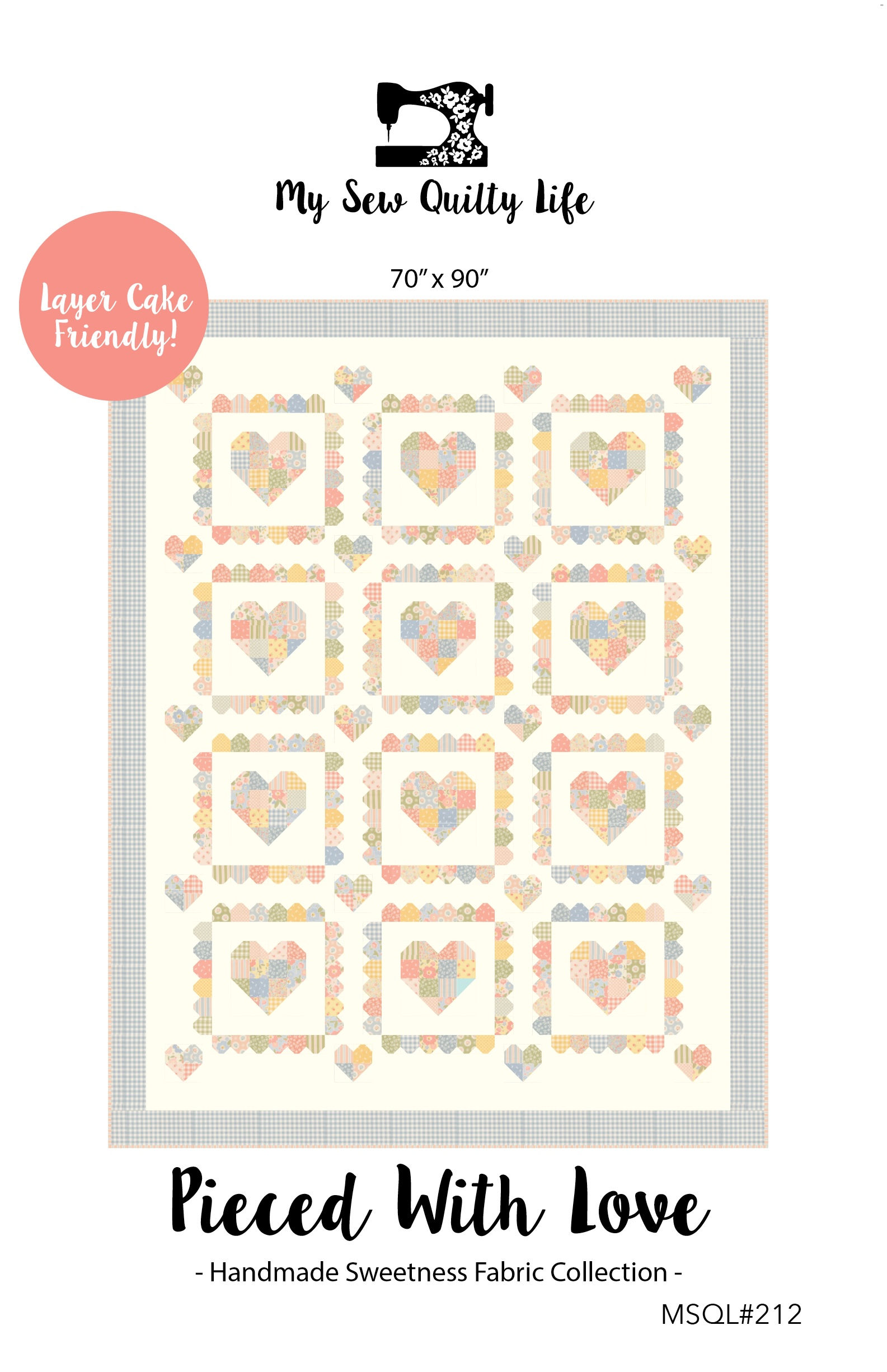 Preorder - Pieced With Love - Paper Quilt Pattern