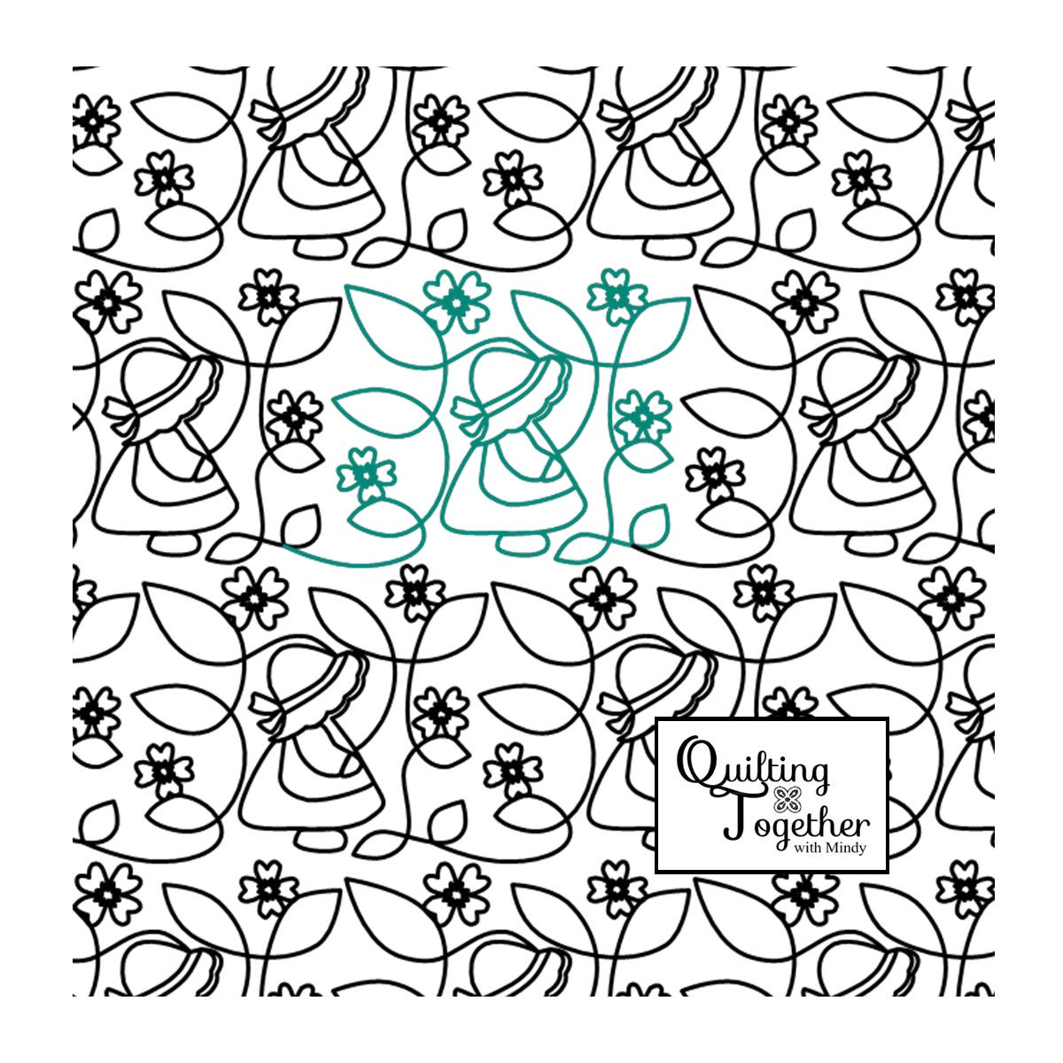 Sunbonnet Girl - Quilt Pantograph