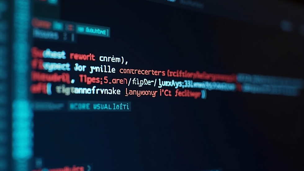 Close-up view of a computer screen displaying a cybersecurity warning