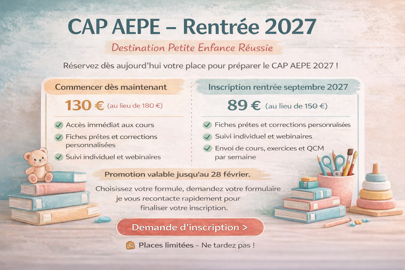 Inscription cap aepe 2027
