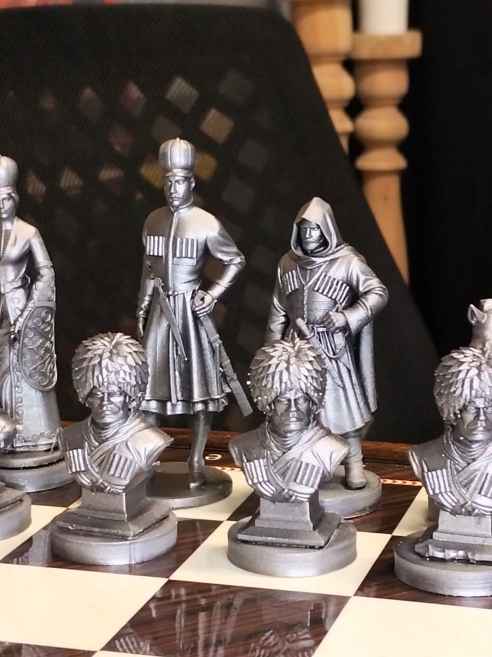 Thumbnail: Classic Circassian Chess Set