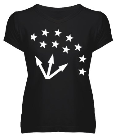 Миниатюра: Çerkes Kadın V Yaka T shirt