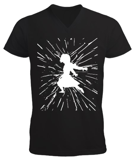 Thumbnail: Çerkes v yaka erkek t shirt
