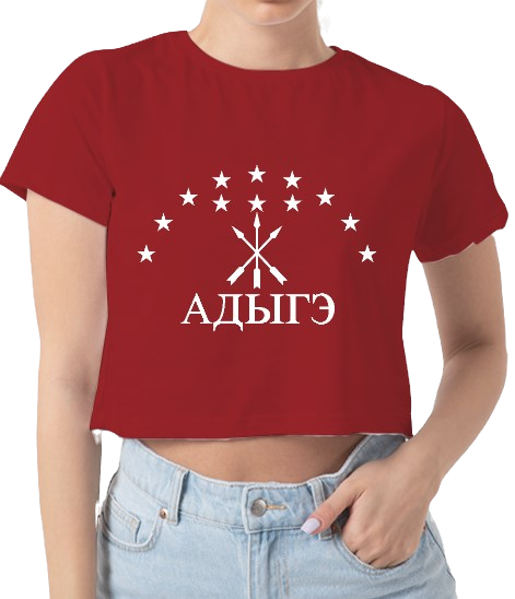 Çerkes crop t shirt kadın