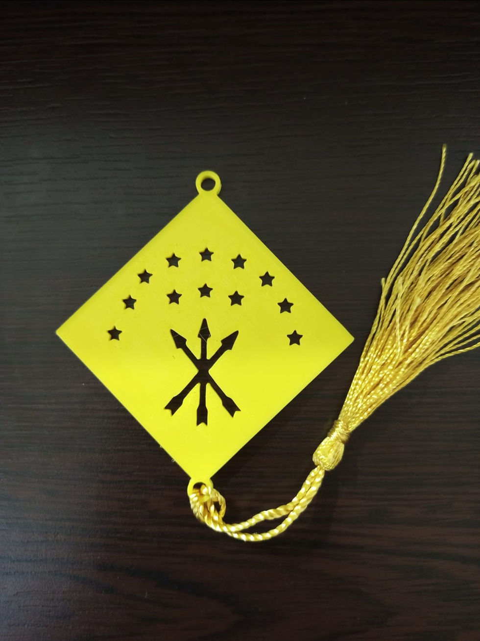 Thumbnail: Adygea Flag Vehicle Mirror Ornament