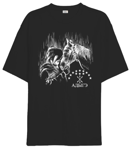 Thumbnail: Çerkes Oversize Unisex T shirt