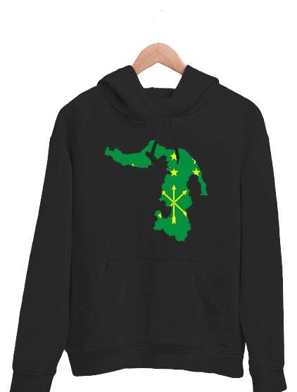 Thumbnail: Double Yarn Unisex Hoodie Hooded
